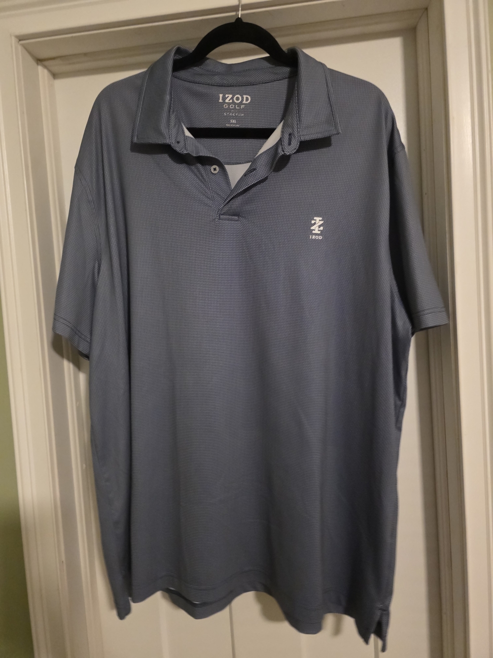 Izod Men's Light Blue Golf Polo Shirt